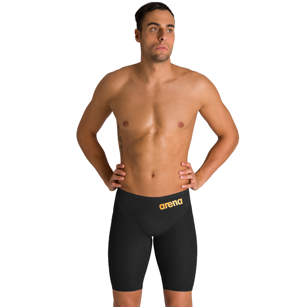 Mens Powerskin Carbon Glide Jammer Black Gold